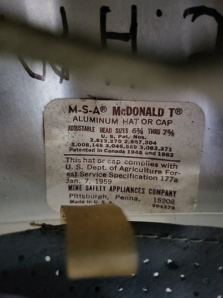 Mc Donald Hard Hat 1960's Jaycees