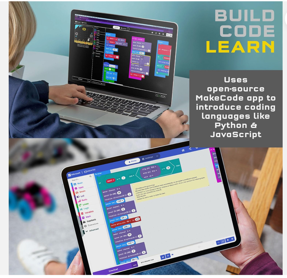 Robotics Workshop with Micro:Bit STEM Experiment Kit, Creative, Educational Codi