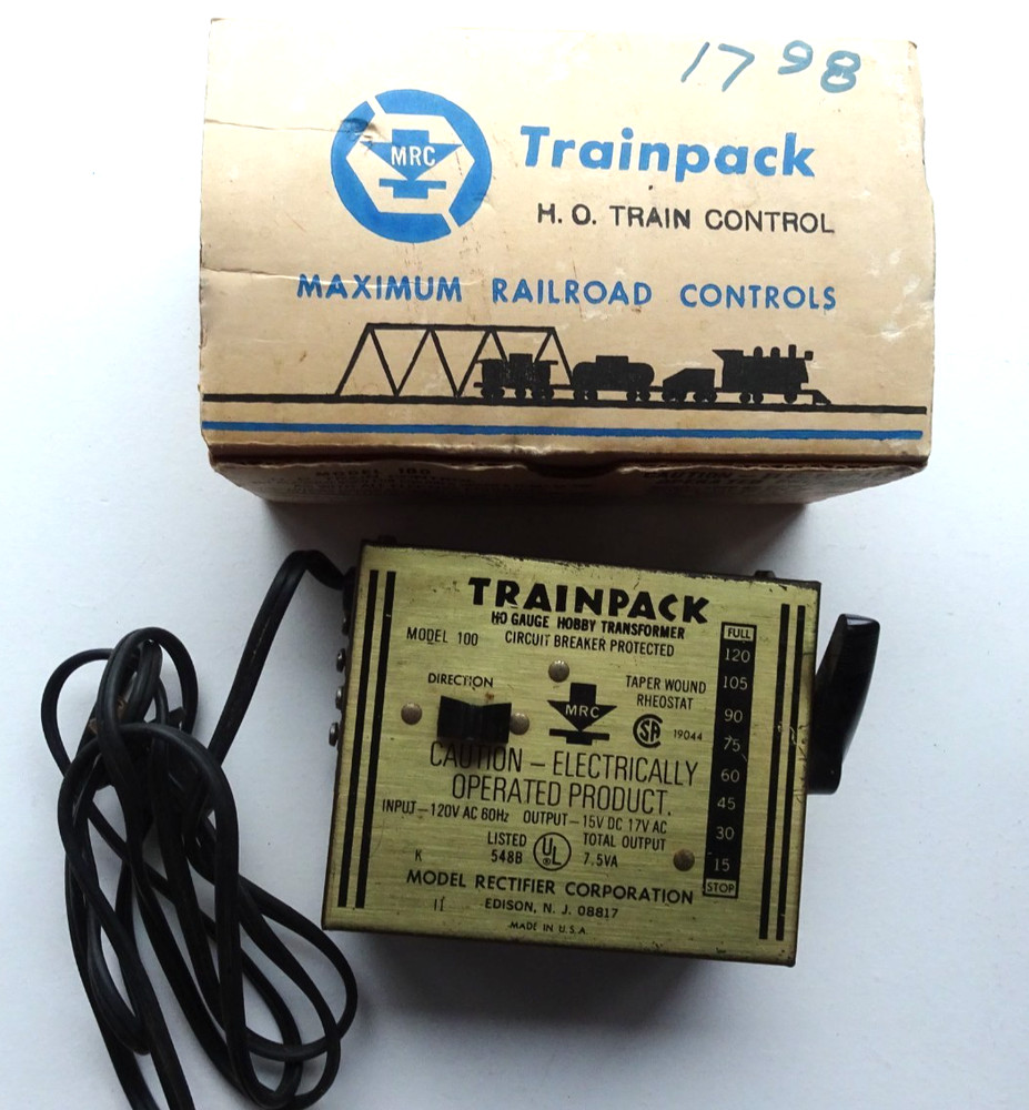 MRC Trainpack Model 100 H. O. Train Control W/Original box