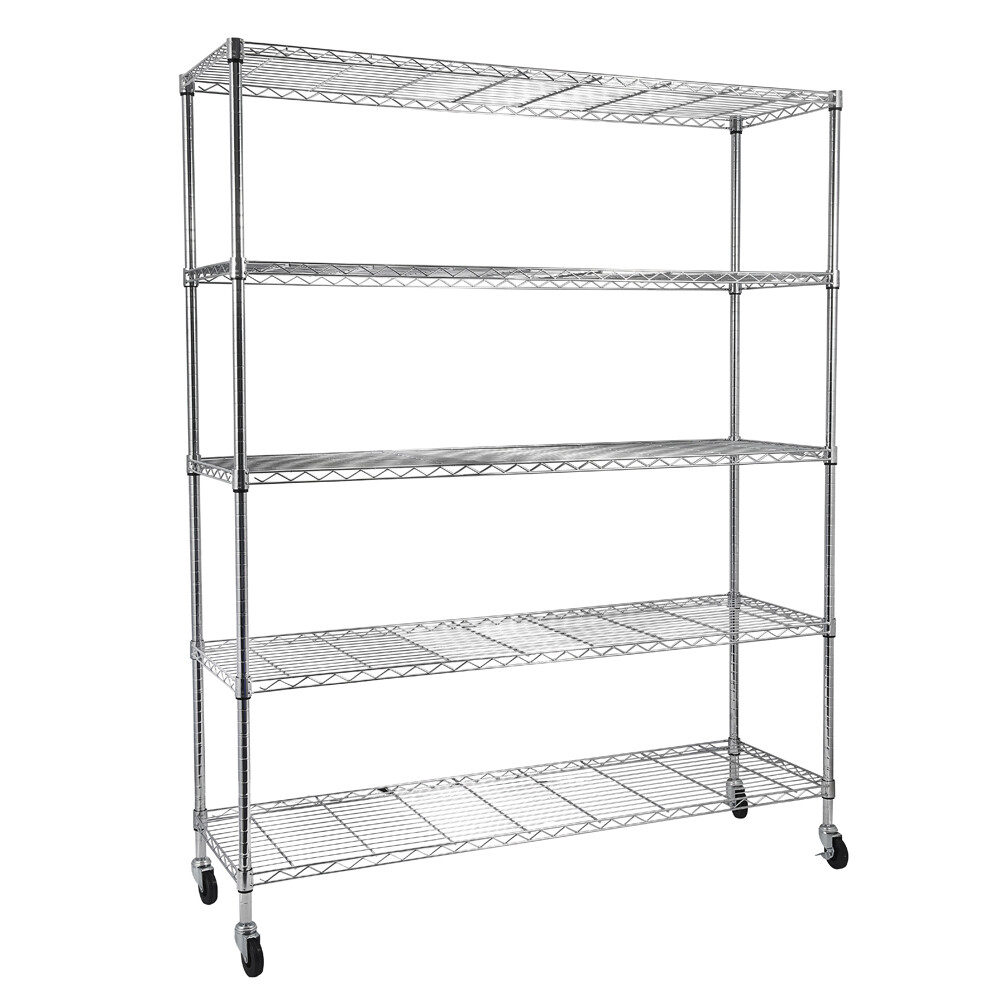 Portable 5-Tier Storage Shelf, Practical Storage Shelving, Storage Rack & Unit