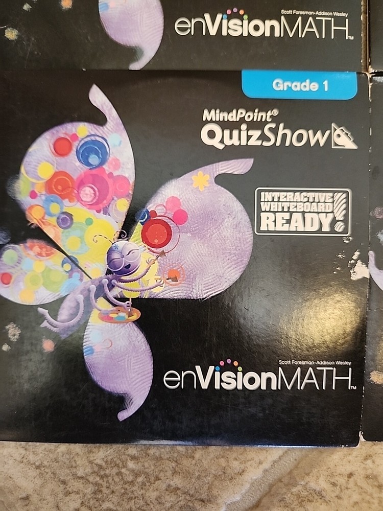 1st Grade Pearson enVision Math Interactive Curriculum Materials CD ROM Lot