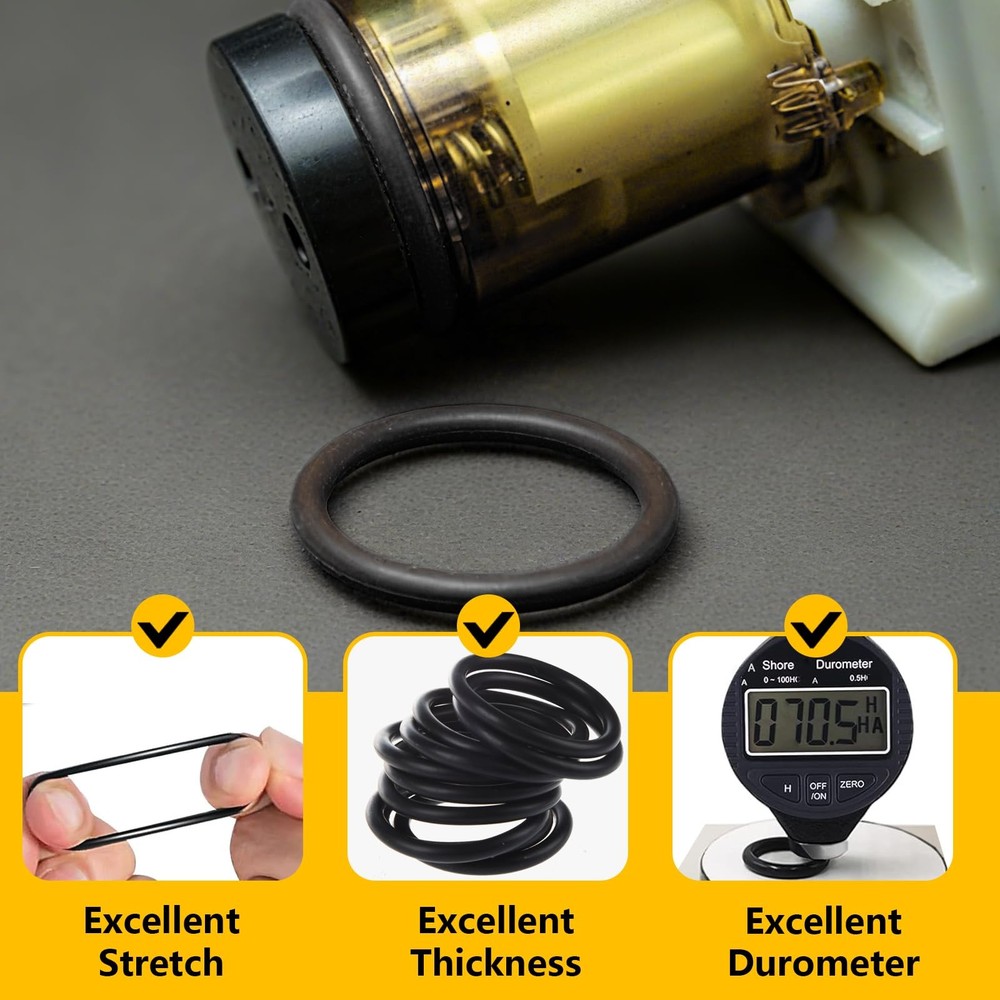 NBRINGO 1040 PCS 21 Size O Ring Assortment Kit, Industrial-Grade Black