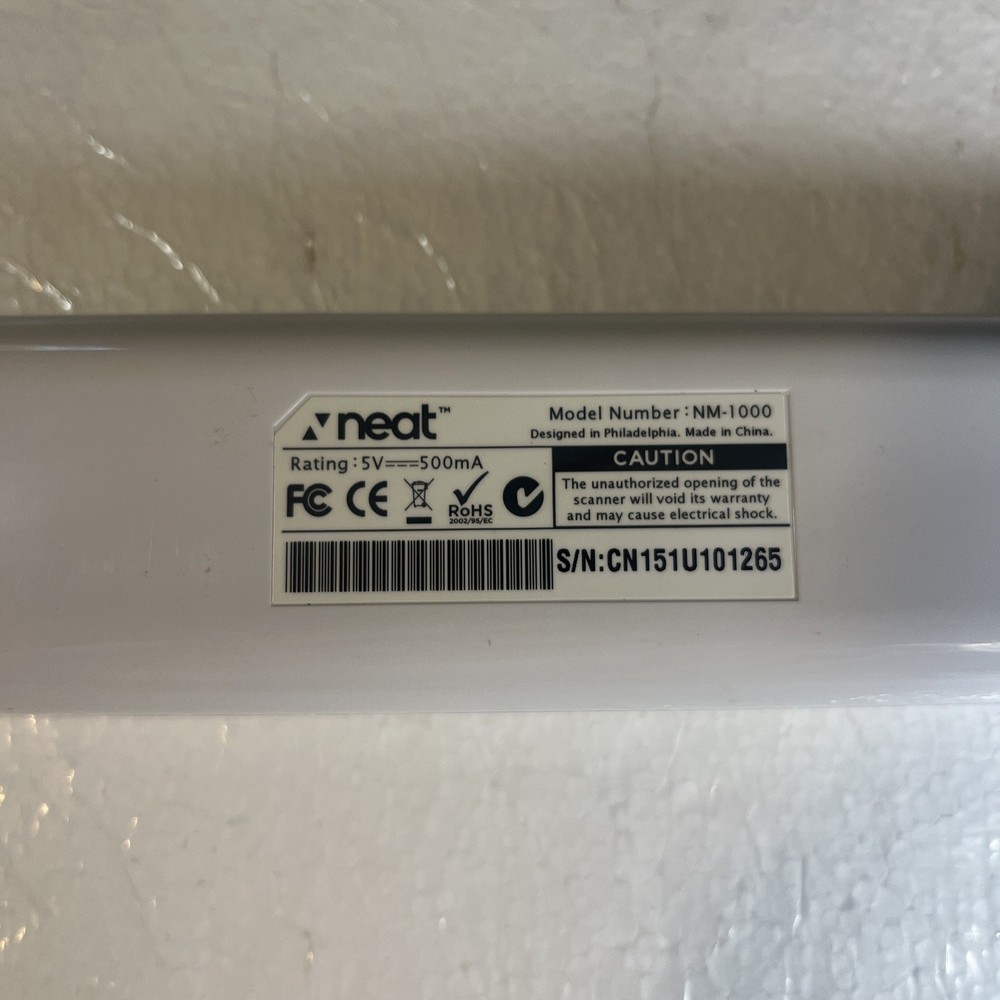 Neat NM-1000 Mobile Receipts Scanner