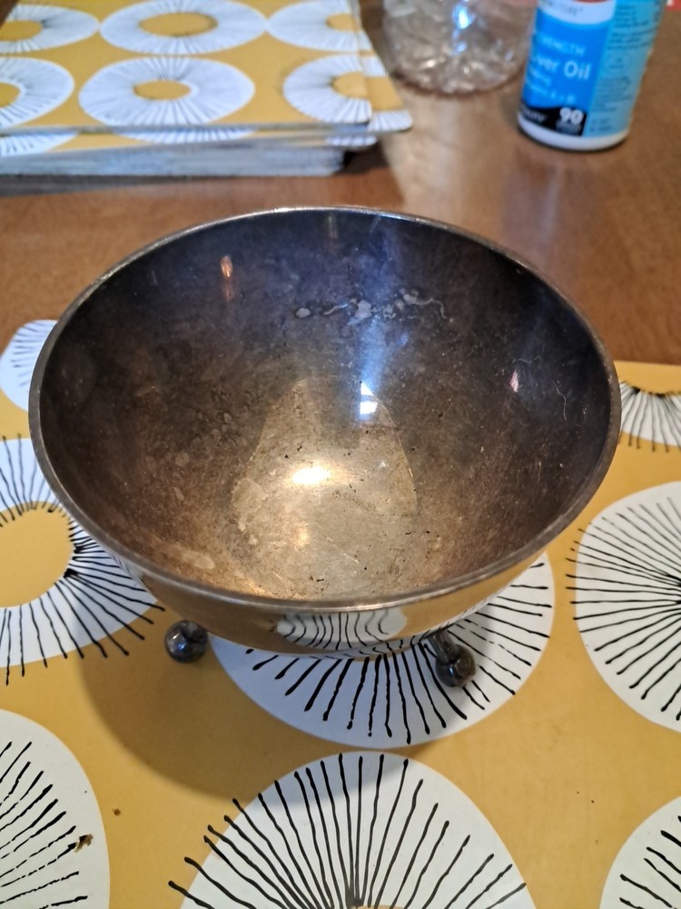 Small Epns 3 Footed Bowl