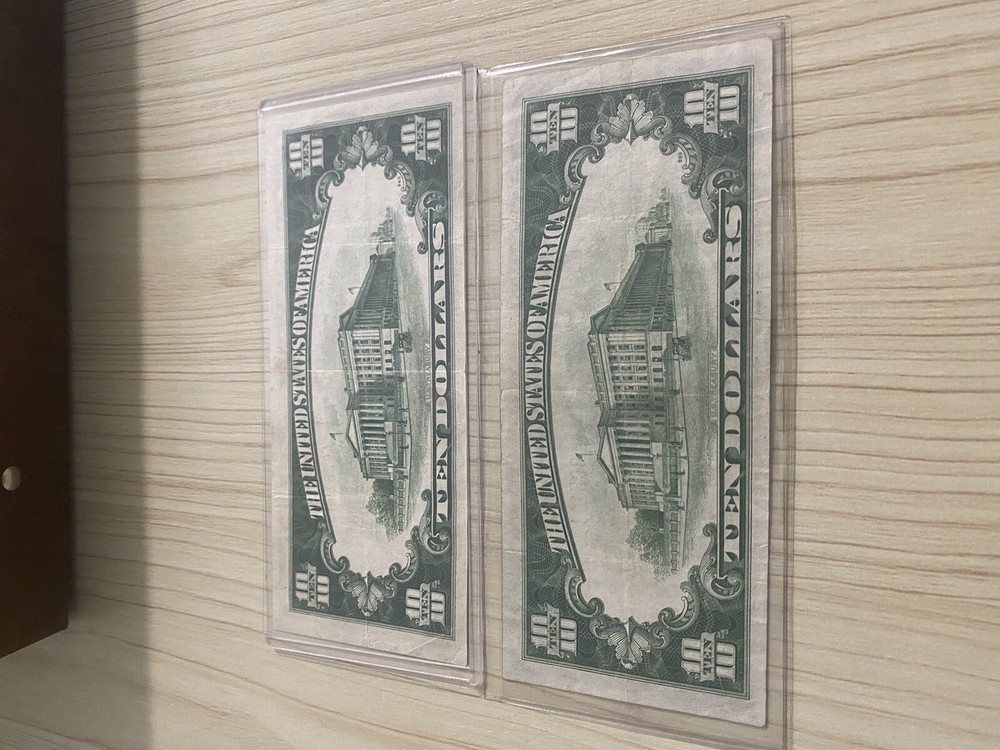 2 Note 1935 $10 Vf