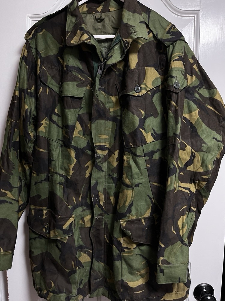 Vintage British Army 1968 Pattern DPM Combat Jacket Size 7 8090/9000