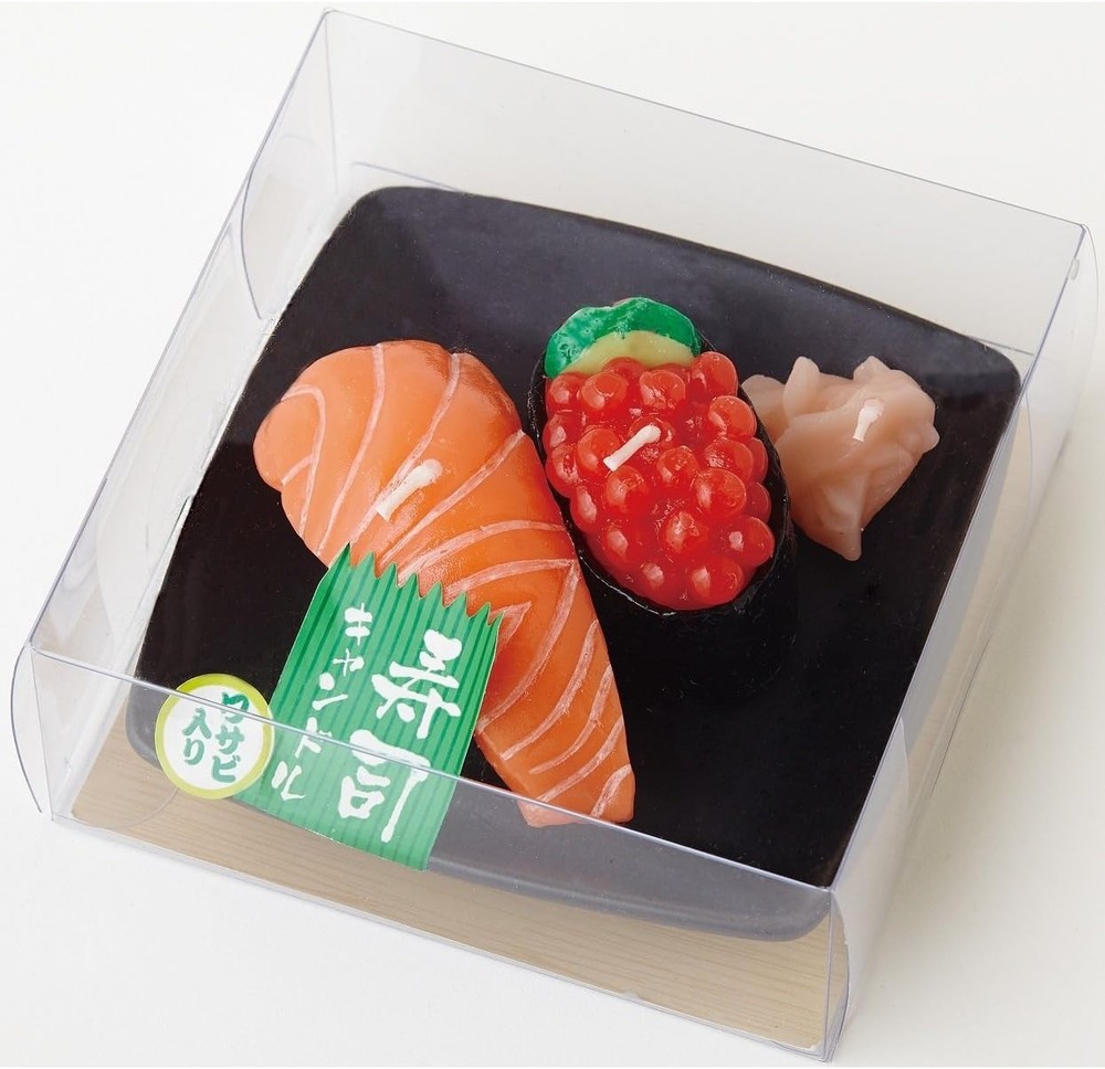 Sushi candle D (salmon salmon roe) with rust