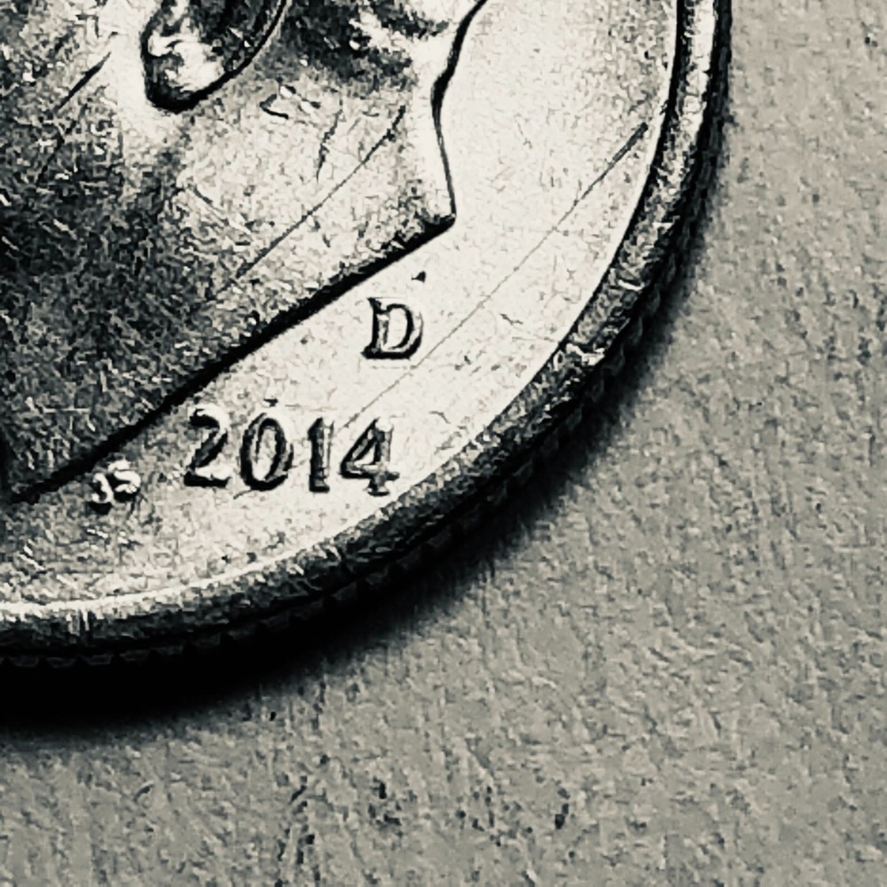 2014 D Roosevelt dime