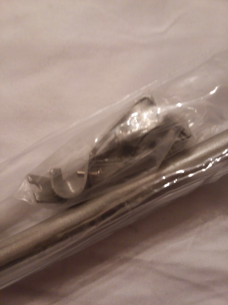 Kenny Decorative metal Rod Set 24-48" Silver. Adjustable
