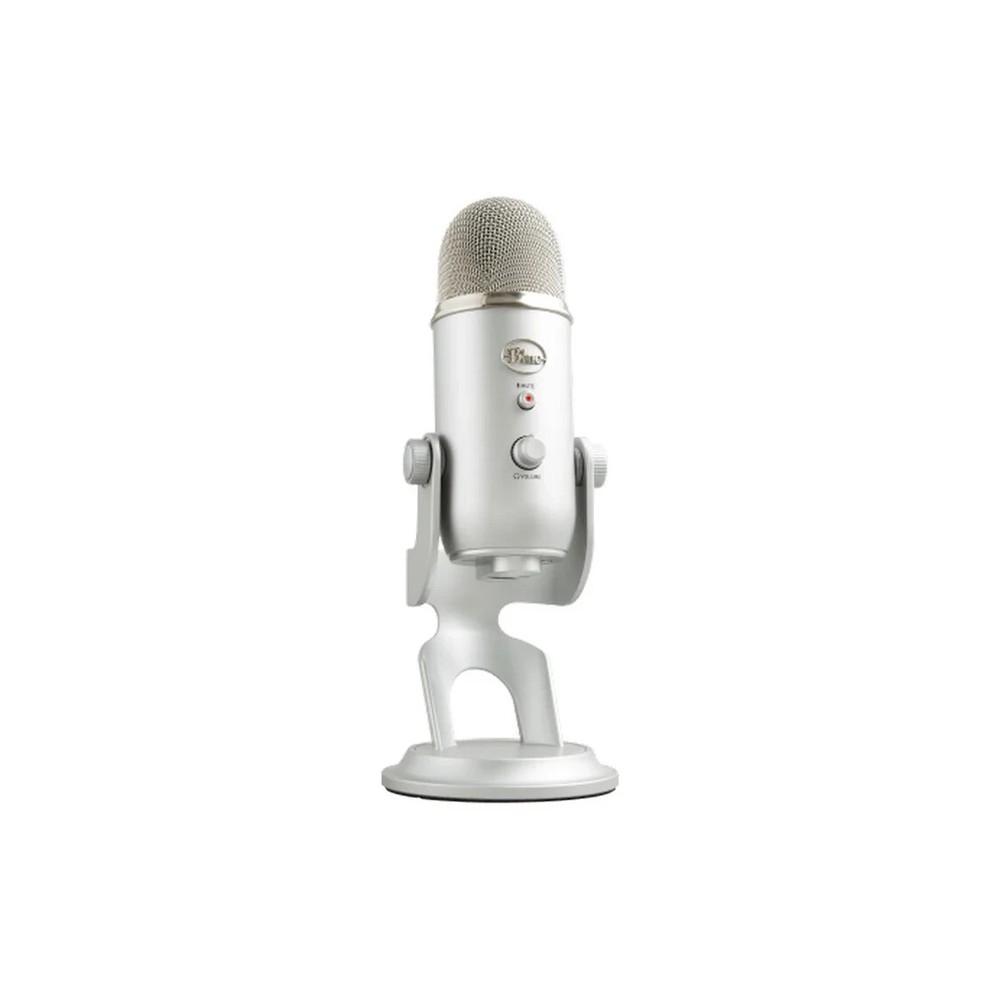 Blue Microphones Yeti Plus Pack Premium Multi-Pattern USB Microphone, Silver