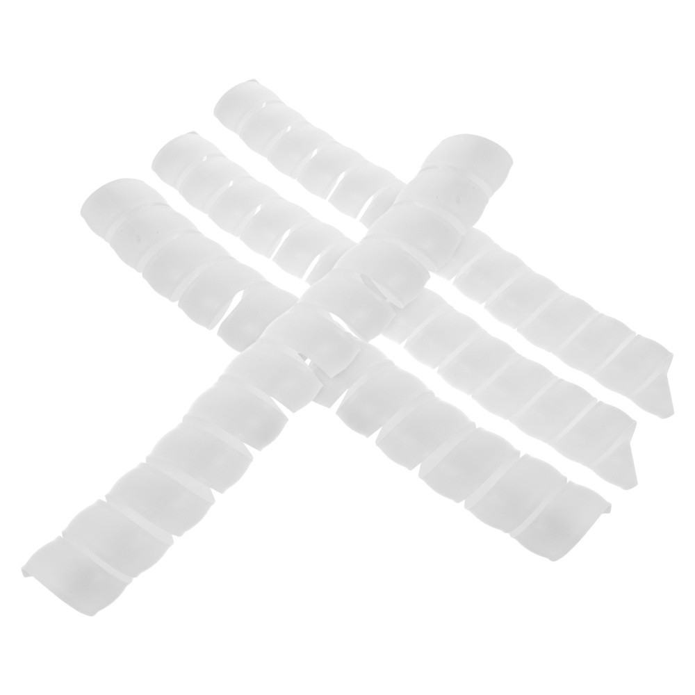 4 Pcs Plastic Tree Bark Protector Cover for Spiral Trunk Guards Saplings