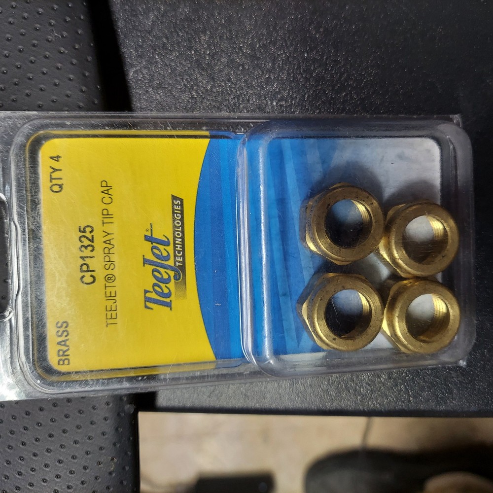 TeeJet CP1325 Brass Spray Tip Cap - 4 Pack