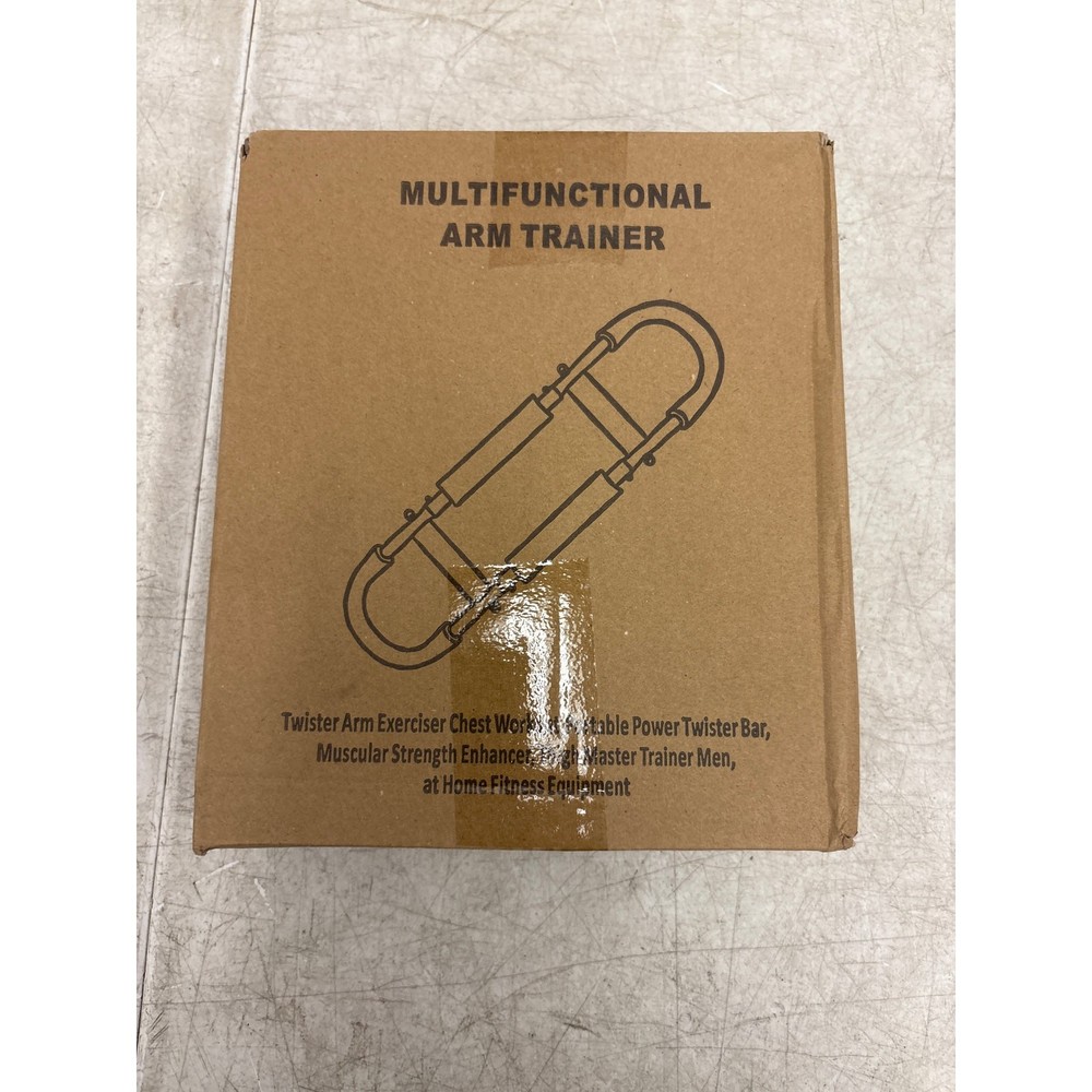 Multi-Functional Arm & Chest Trainer Resistance Muscle Toner & Builder, U-Spring