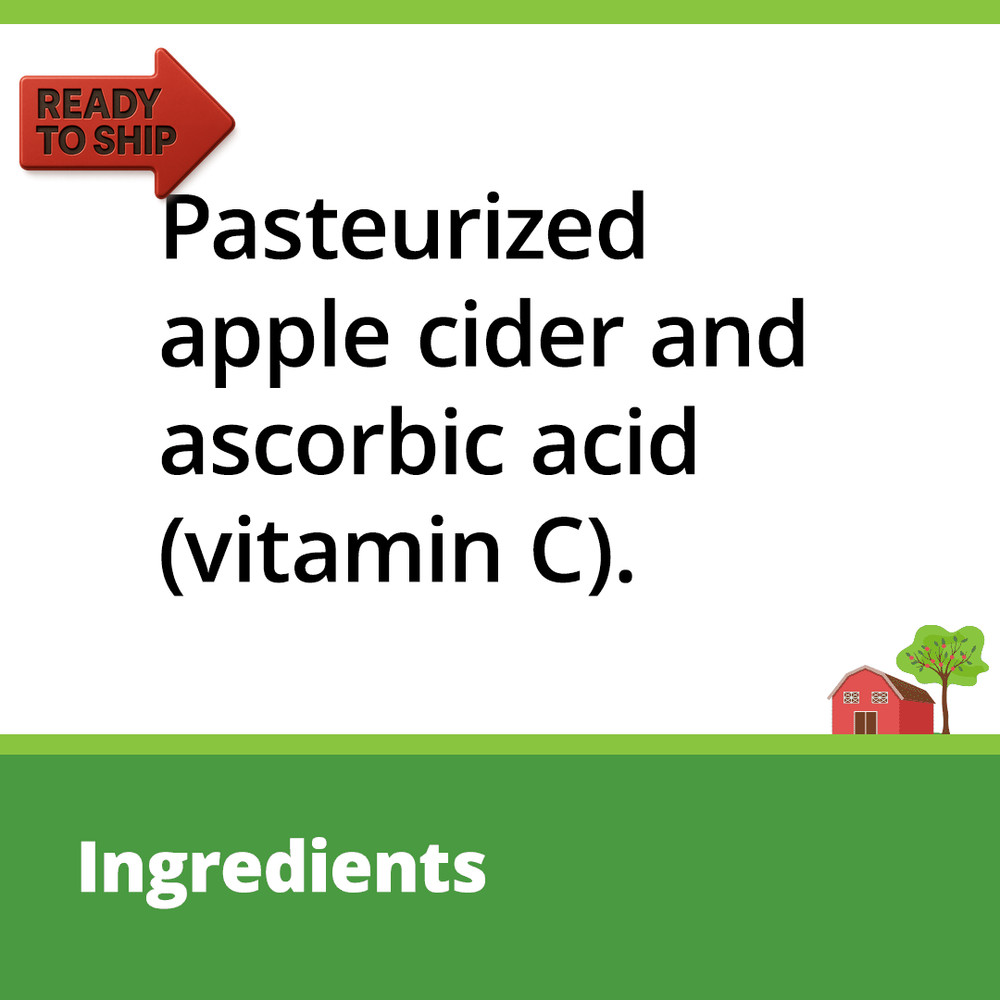 100% Apple Cider, Fresh Pressed, 128 Fl Oz Jug