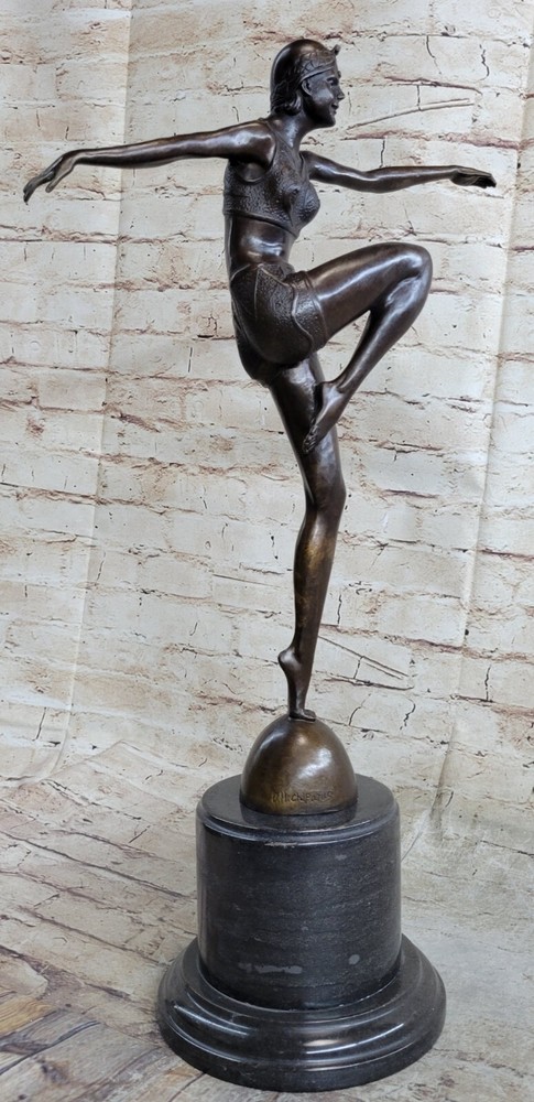 Bronze Sculpture, Hand Made Statue Abstract Modern SOLID ABSTRACT Gift