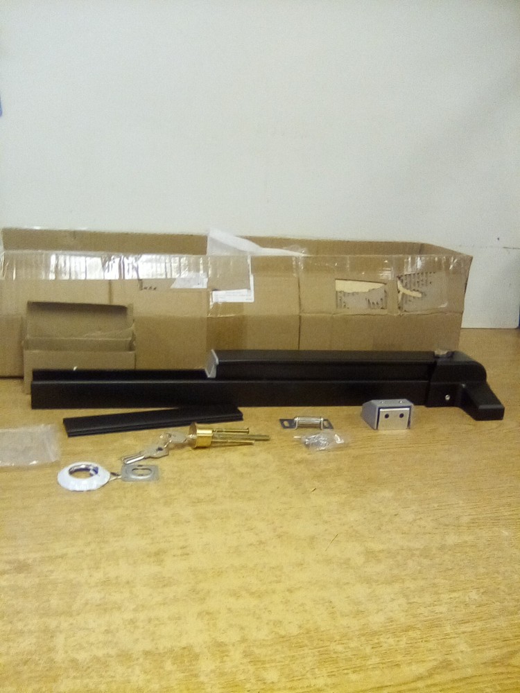 Commercial Push Bar Exit Device 63cm 42" Stainless Steel (Black)