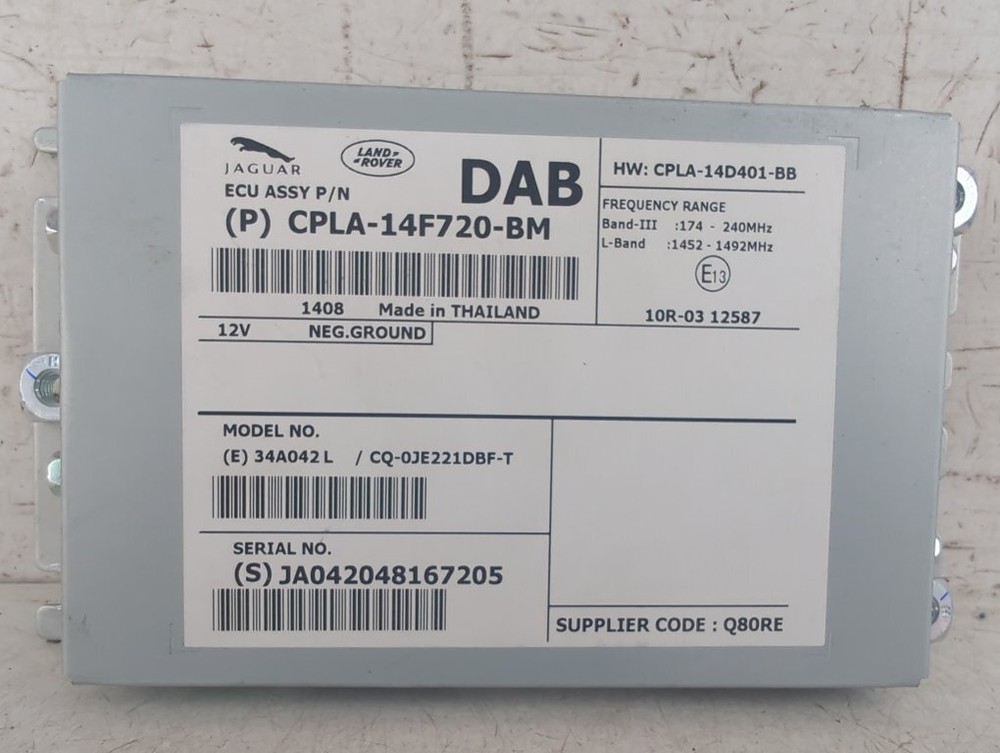 Land Rover Discovery 2011-2017 Dab Module CPLA-14D401-BB