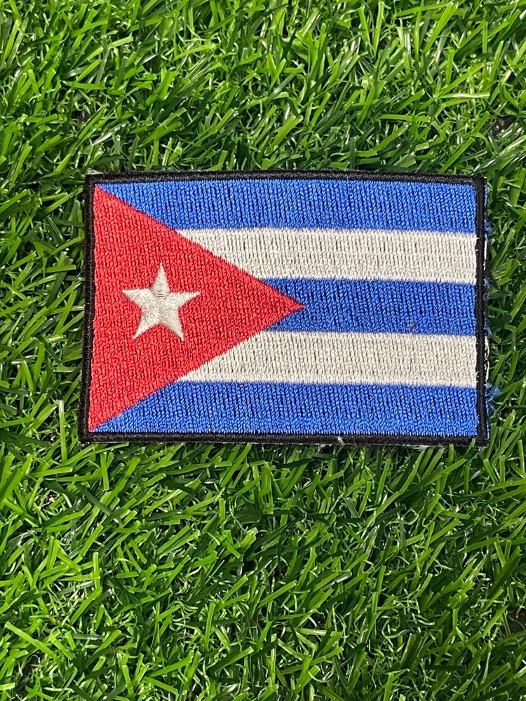 Cuba Heat Press Badge Multicolor