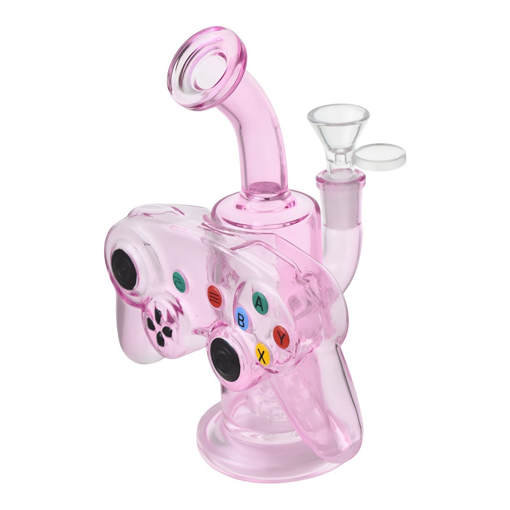 7.5 Inch THICK Cloud Controller GAME JOYSTICK Shower Head Perc Water Pipe *USA*