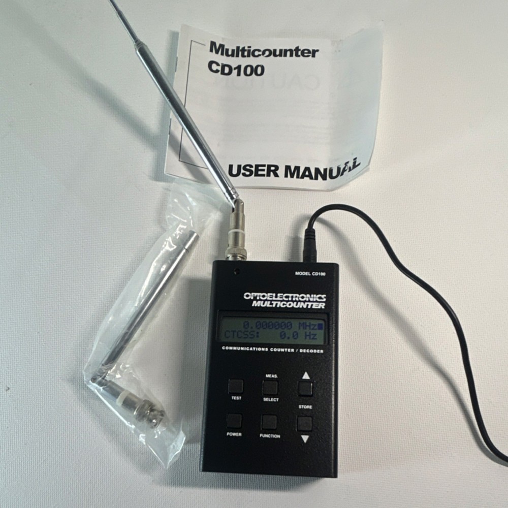 Optoelectronics CD100 Multicounter Communications Counter/Decoder w/ Antenna, M…