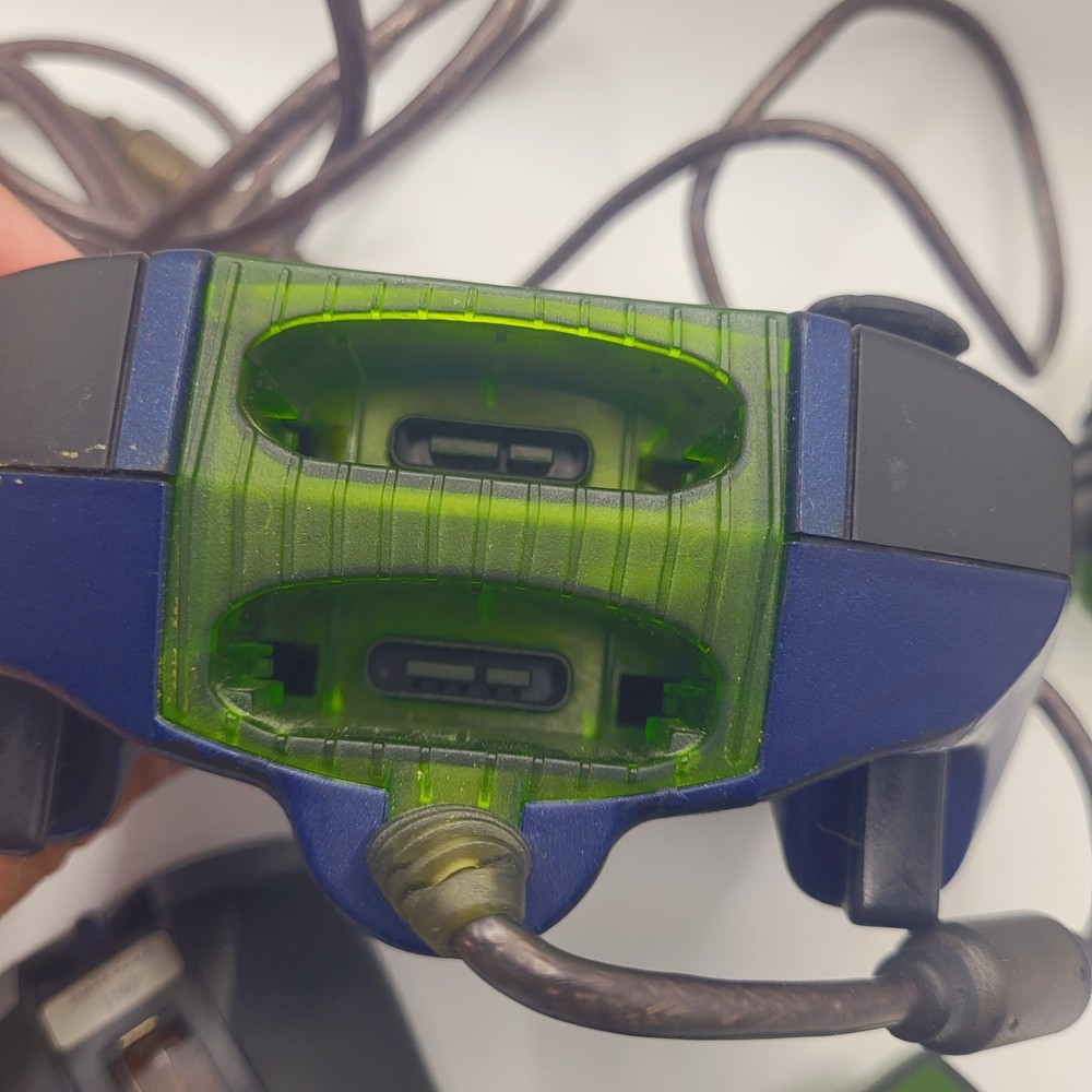 Original Xbox Controller Bundle 2 Controllers DVD Remote + 11 Games Lot Tested