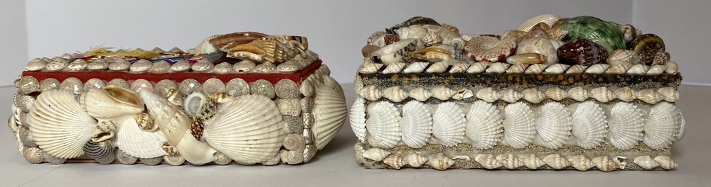 4 Handmade Seashell Boxes