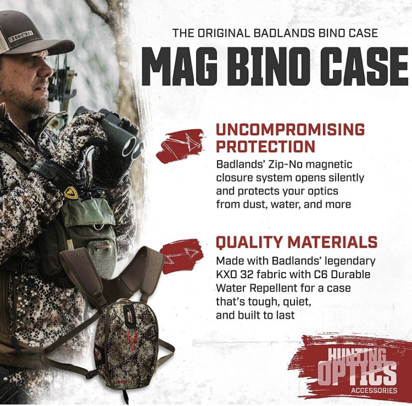 Badlands Mag Bino Case Approach FX Hydration Compatible Binocular Case - NWT!