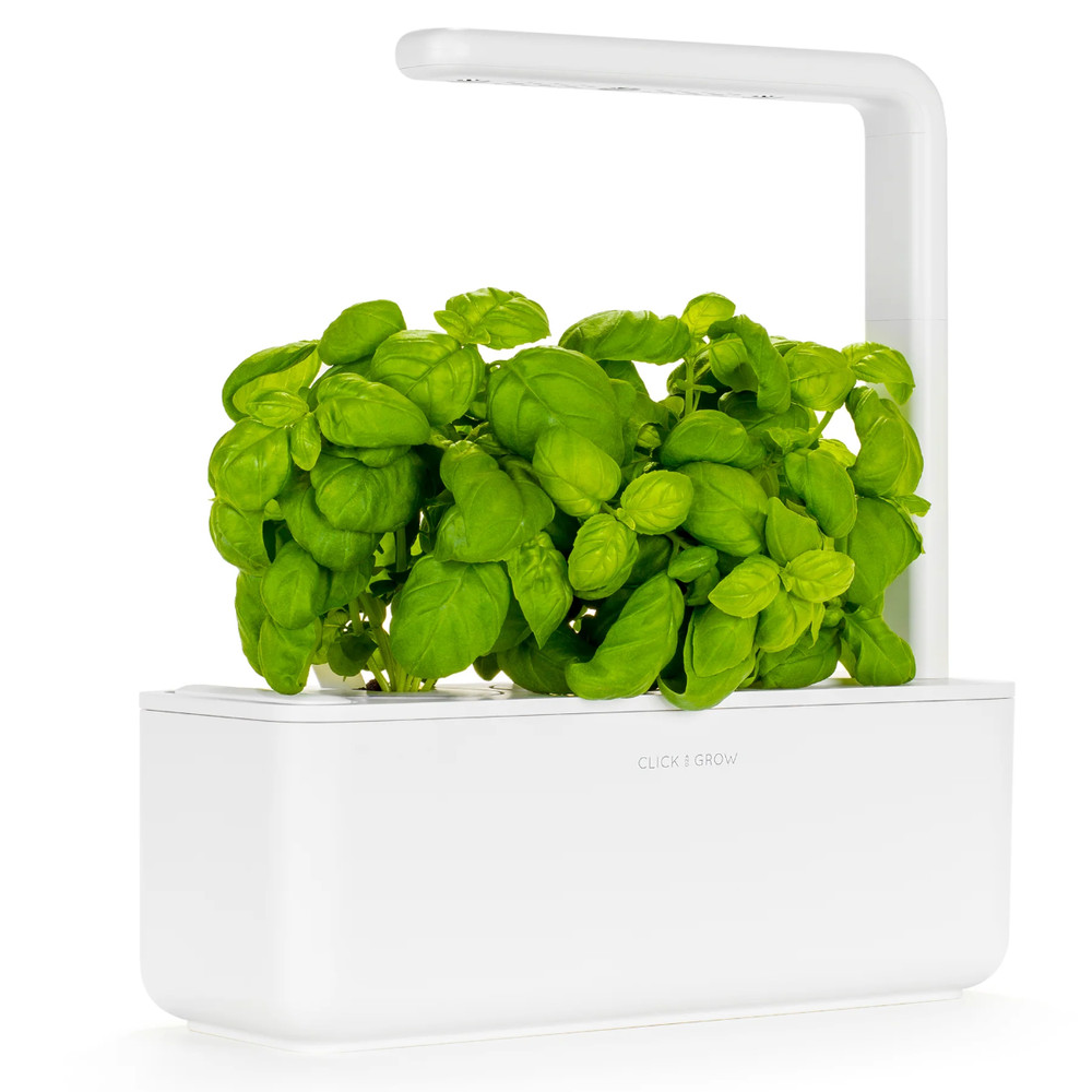 NEW (Open Box-missing pods) Click &Grow Smart Garden 3 Hydroponic System White