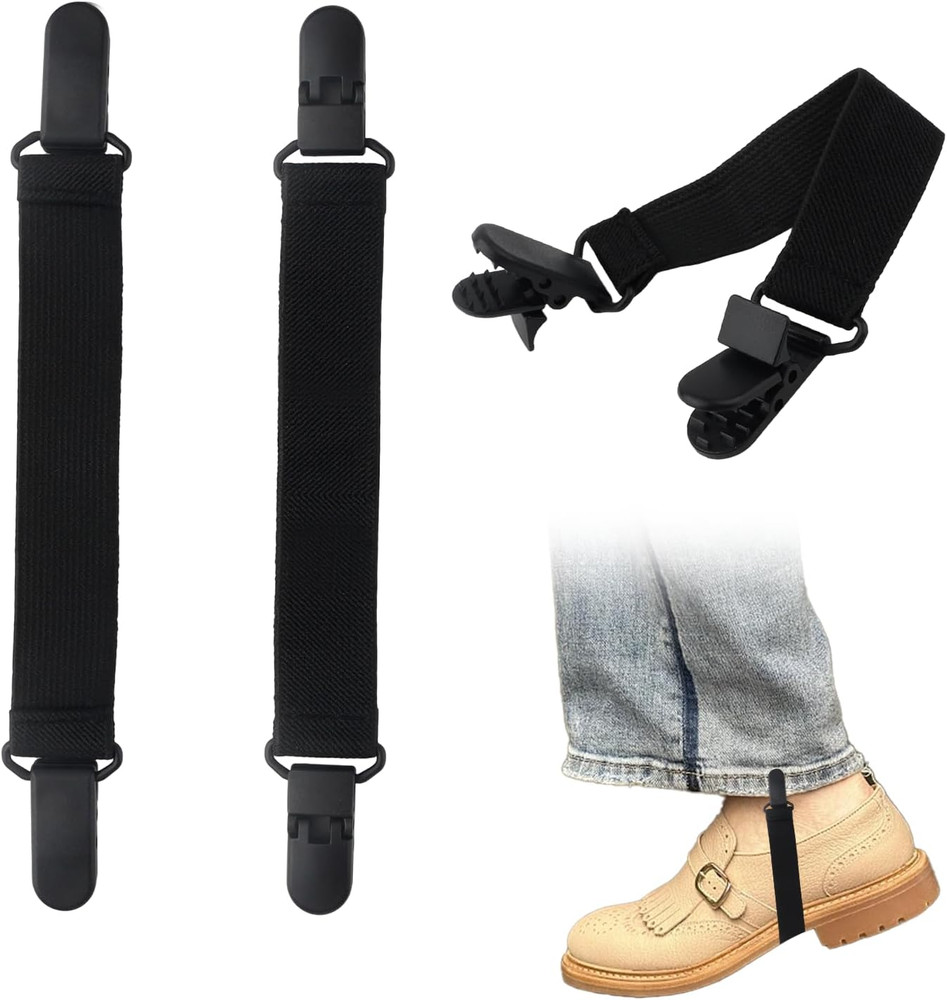 4 PCS Adjustable Boot Straps for Cowboy Boots - Adjustable Elastic Boot Straps C