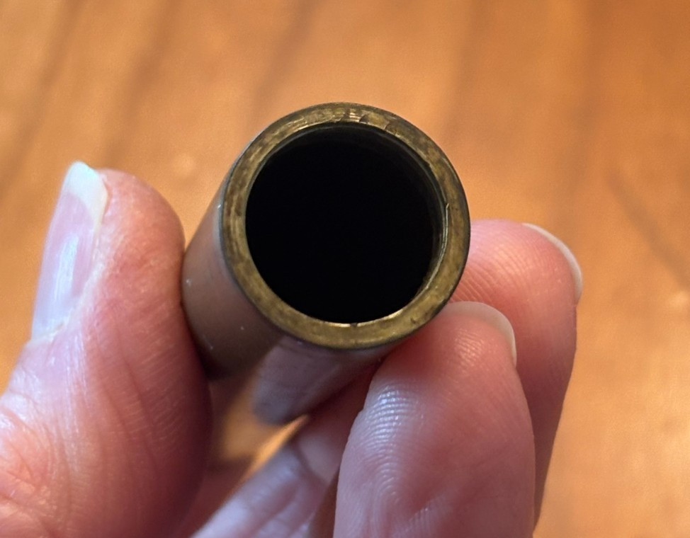 Lee Enfield SMLE Brass Oil Bottle~Marked H J & S Vintage