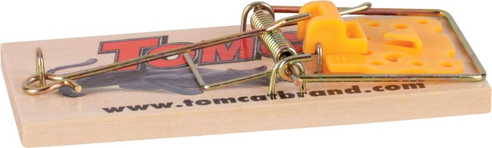 Wooden Mouse Traps - Effective 2-Pack for Quick and Humane Rodent Control