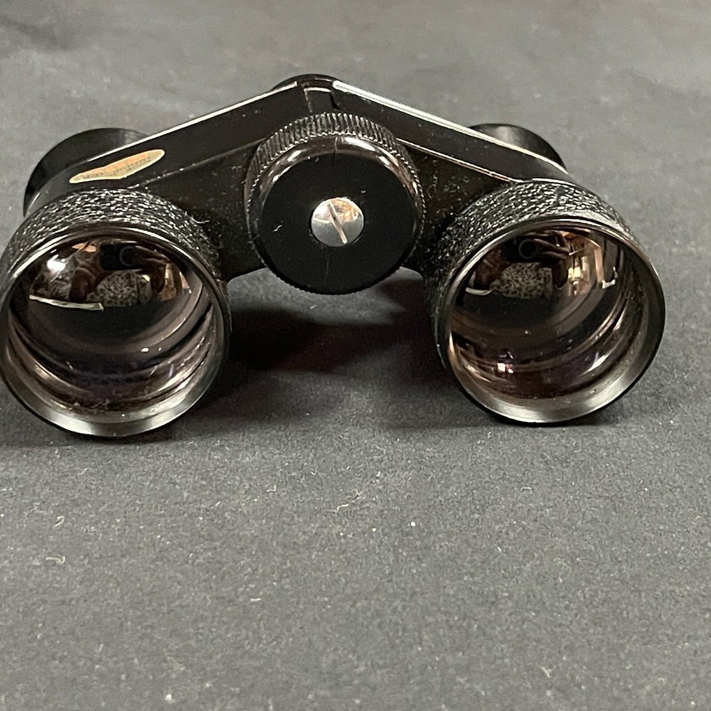 Mignon 8X Binoculars Black W/Bag Vintage