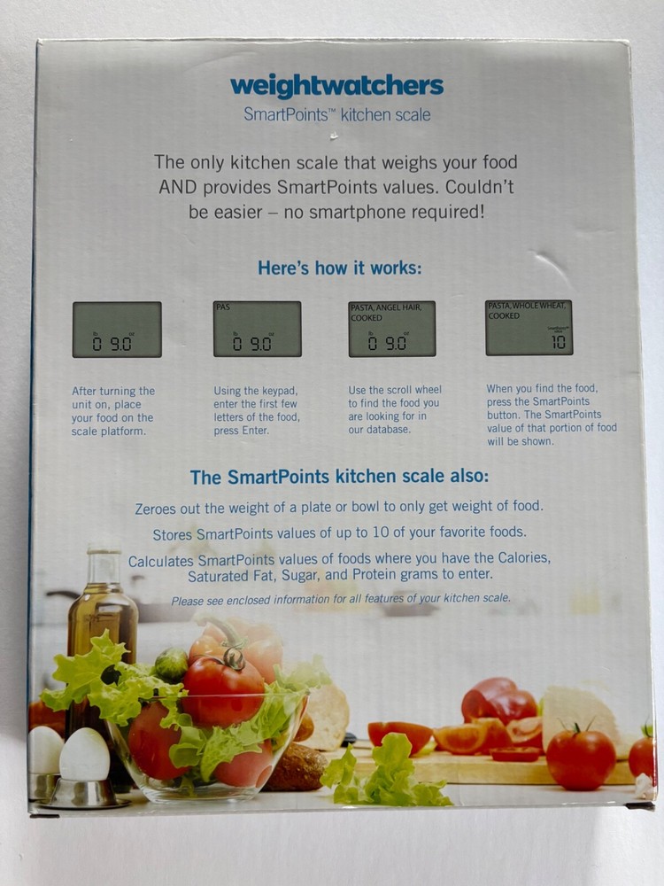 Weight Watchers Smart Points Digital Kitchen Scale NEW IN BOX ORIGINAL PACKAGING