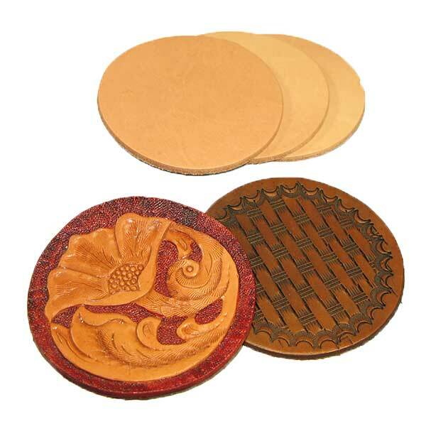 Leather Rounders 3-1/8" - 3, 25 or 100 Packs