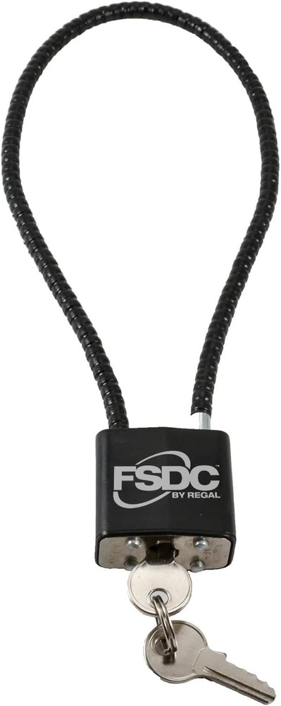 15" Gun Cable Lock - Scratch-Resistant with 2 Keys & Multi-Firearm Compatibility