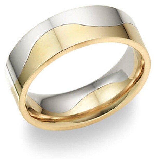 Two-Halves One Flesh Wedding Band Ring