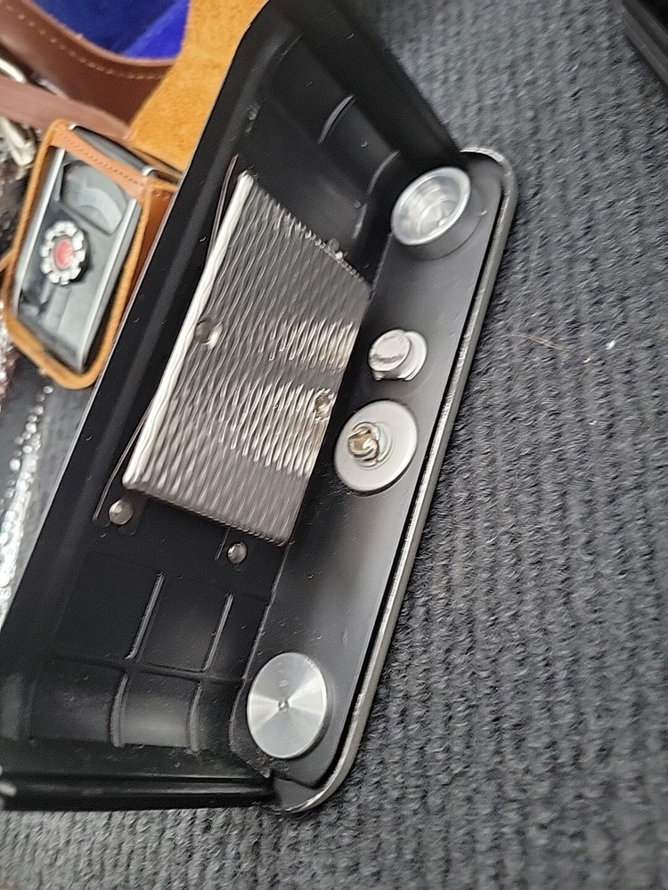 Vintage Argus c-four Camera Leather Half Case And GE Exposure Meter Sidekick