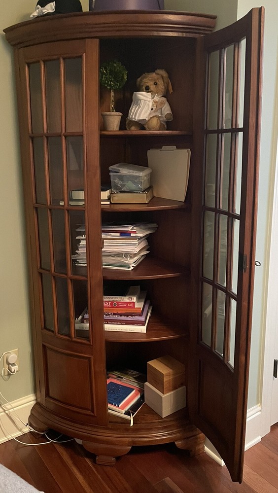 Beautiful Arhaus Corner Cabinet