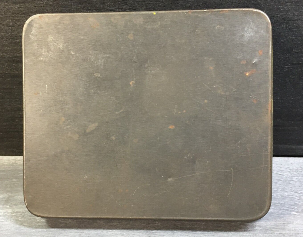 Vintage 1983 "Tin 'O Tools" Metal Case - Toned + Rust Spots Box Only - READ