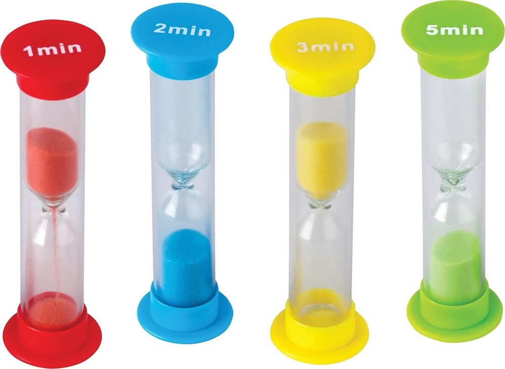 Engaging Sand Timer Set: Teach Time Management with Fun Color-Coded Timers