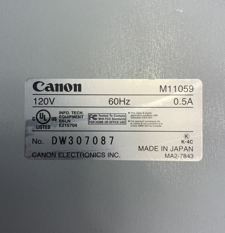 Canon ImageFORMULA DR-4010C M11059 High Speed Document Scanner