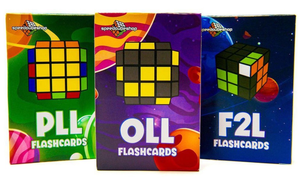 CFOP Speedcubing Algorithm Flashcards (Professional Technique)
