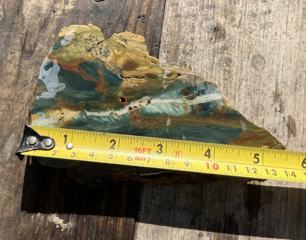 Gary Green Larsonite Caldera Blue Jasper Oregon Lapidary Cabbing