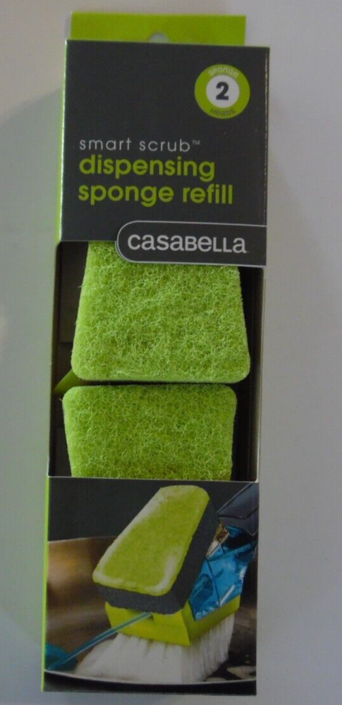 Casabella Smart Scrub Dispensing Sponge Refill (2 Pack)