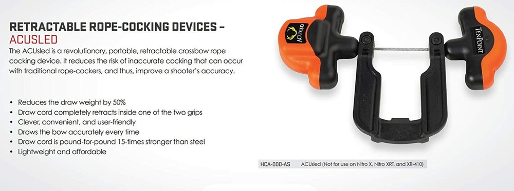 Tenpoint AcuSled Retractable Cable for Crossbow