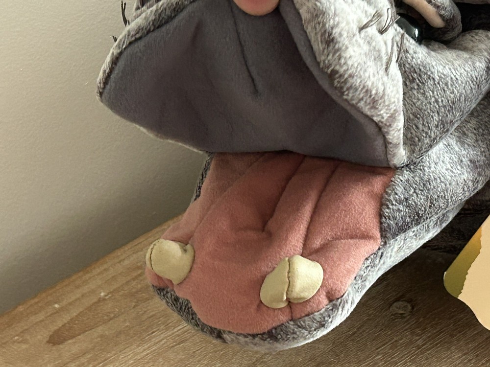 Folkmanis Hippo 18 Inch Puppet NEW WITH TAGS