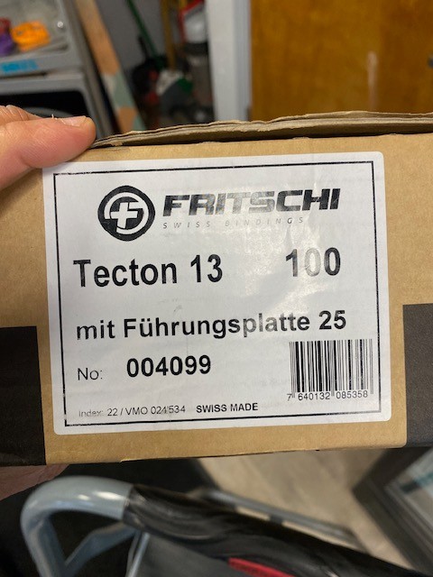 Fritschi Tecton 13 Binding 100mm Binding