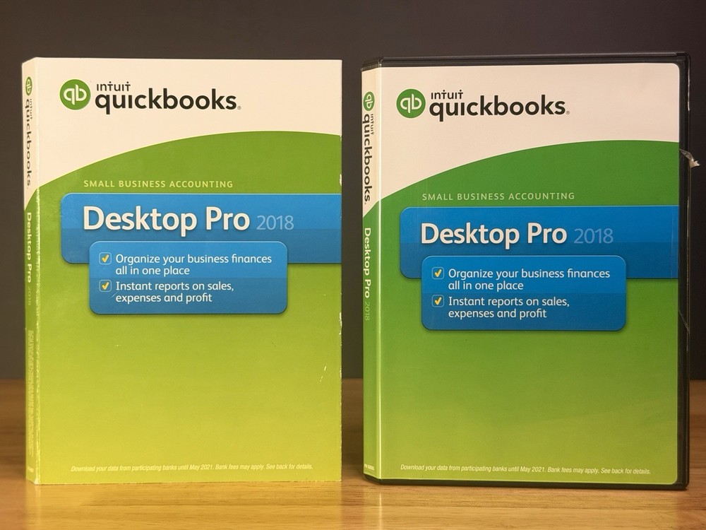 Quickbooks Desktop Pro 2018 Windows Accounting Retail -NO SUBSCRIPT10N- TESTED