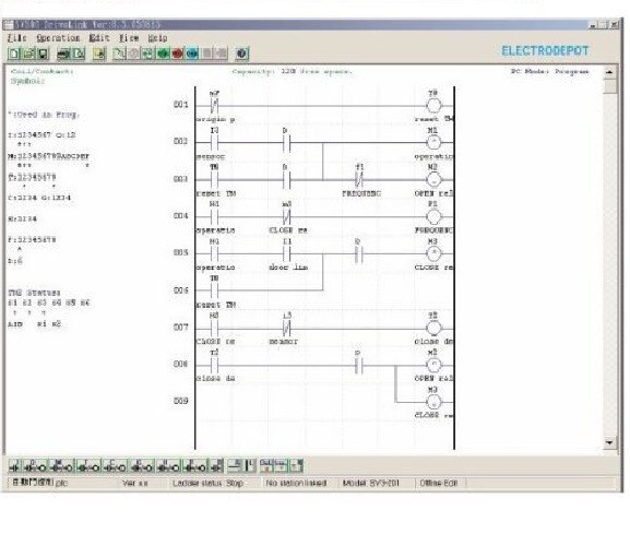 Virtual PLC Automation Industrial Programming Software Ladder and Function Logic