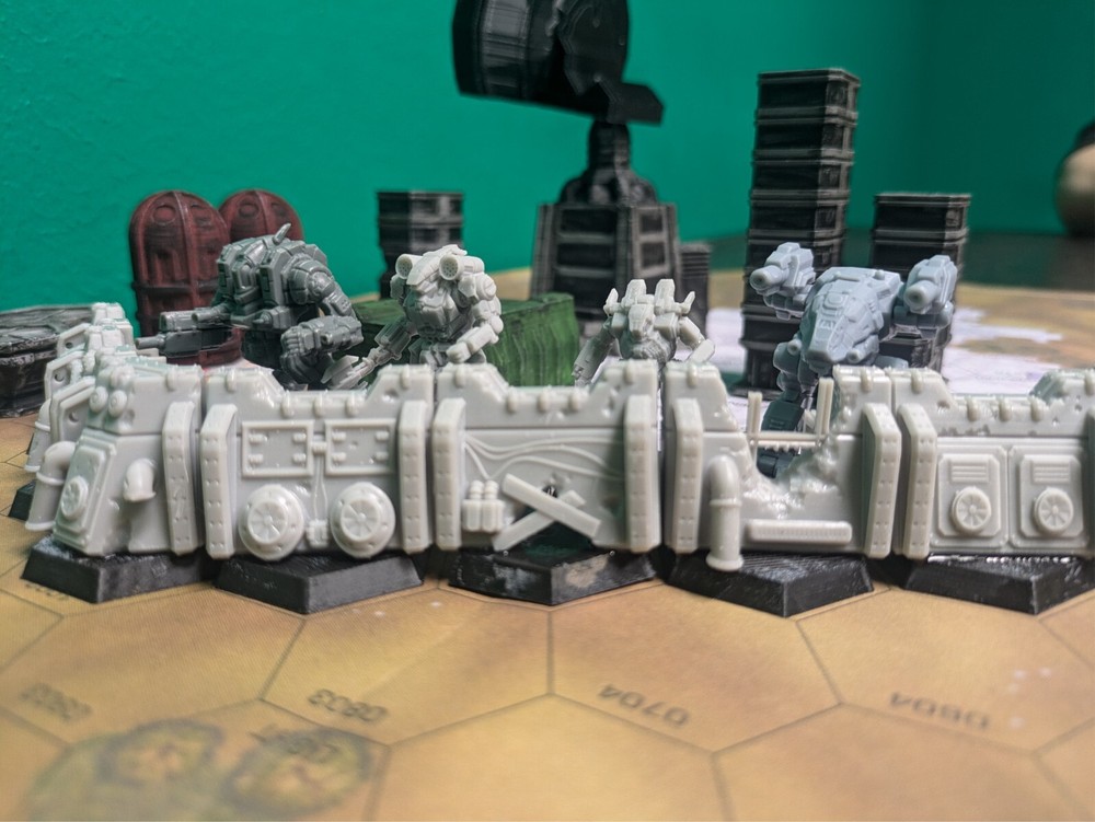 Defensive Walls, 6mm/8mm compatible  Battletech